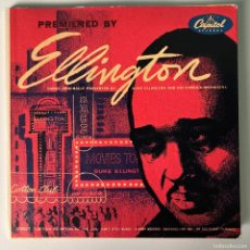 Discos de vinilo: DUKE ELLINGTON & HIS FAMOUS ORCHESTRA ‎– PREMIERED BY ELLINGTON, 2 X EPS, SWEDEN 1953 CAPITOL. Lote 390728129