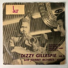 Discos de vinilo: DIZZY GILLESPIE ‎– DIZZY GILLESPIE WITH JOHNNY RICHARDS' STRINGS VOL 2, SWEDEN 1956 JAZZ SELECTION