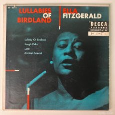 Discos de vinilo: ELLA FITZGERALD – LULLABIES OF BIRDLAND, SWEDEN 1956 DECCA