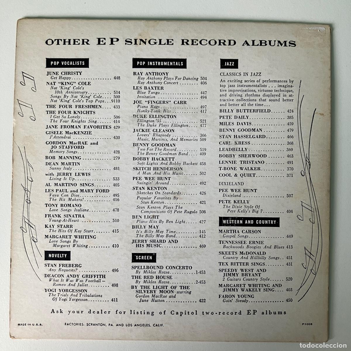 Discos de vinilo: Frank Sinatra &ndash; Session With Sinatra, Germany 1955 Capitol - Foto 2