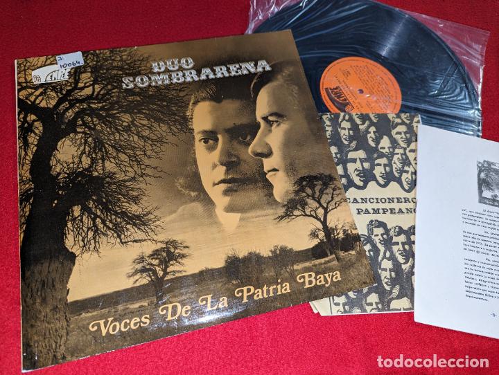 Vinyl records: DUO SOMBRARENA SOMBRA ARENA Voces de la patria baya LP 1974 ARGENTINA PAMPA + FIRMADO