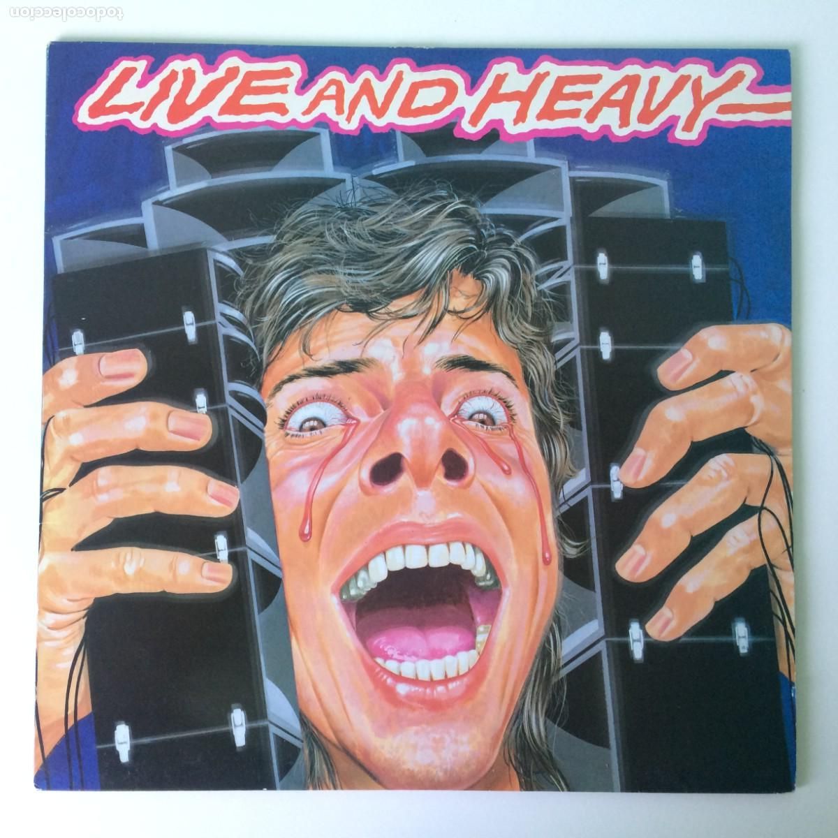 Discos de vinilo: Various &lrm;&ndash; Live And Heavy , UK 1981 Nems - Foto 1