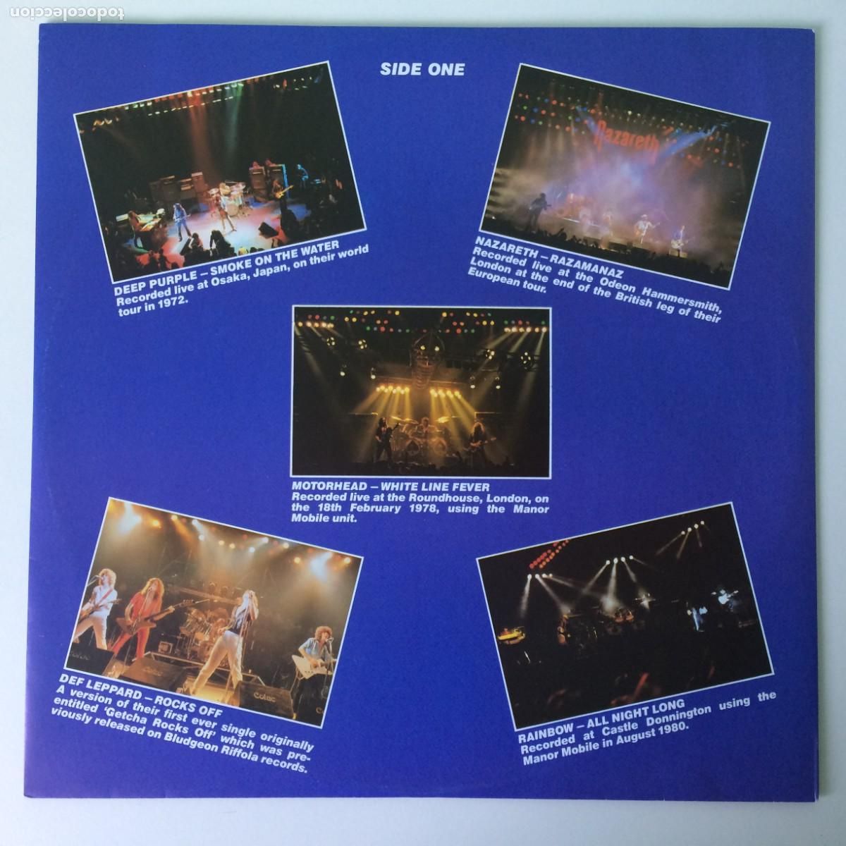 Discos de vinilo: Various &lrm;&ndash; Live And Heavy , UK 1981 Nems - Foto 3