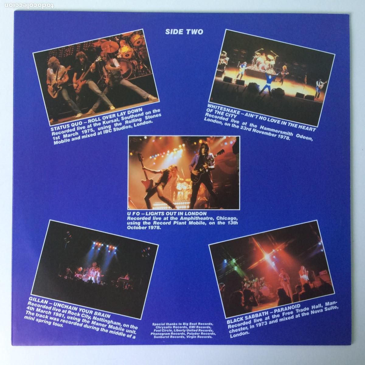 Discos de vinilo: Various &lrm;&ndash; Live And Heavy , UK 1981 Nems - Foto 4