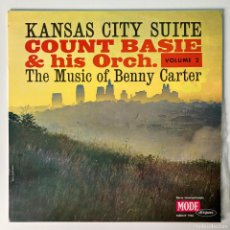 Discos de vinilo: COUNT BASIE & HIS ORCHESTRA – KANSAS CITY SUITE - THE MUSIC OF BENNY CARTER, FRANCE DISQUES VOGUE