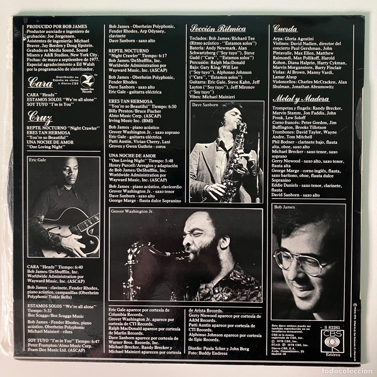 Discos de vinilo: Bob James &lrm;&ndash; Heads, Spain 1978 CBS - Foto 2