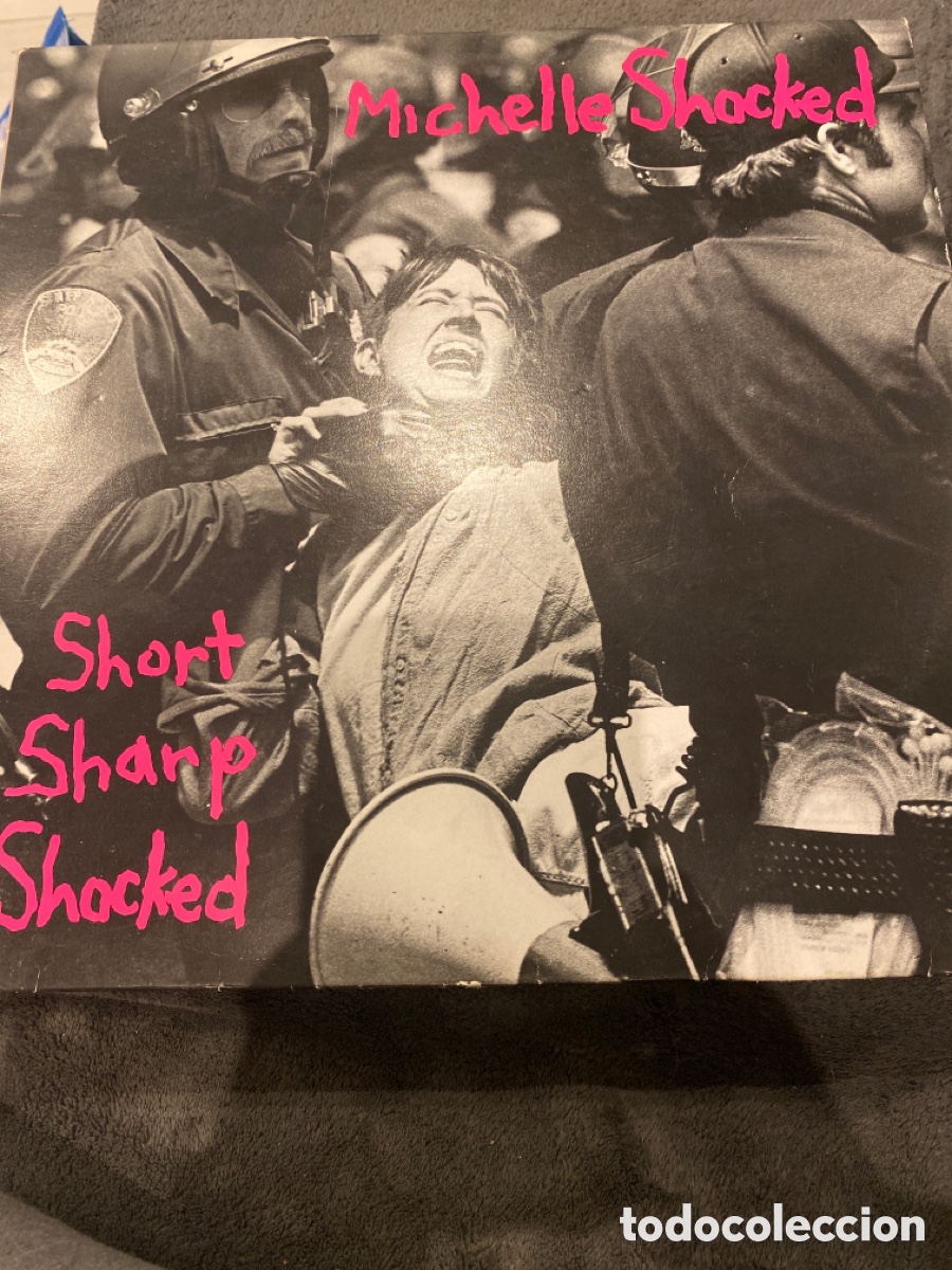 Discos de vinilo: MICHELLE SHOCKED - SHORT SHARP SHOCKED LP 1986 - Foto 1