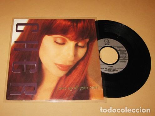 Discos de vinilo: CHER - SAVE UP ALL YOUR TEARS - SINGLE - 1991 - Foto 1
