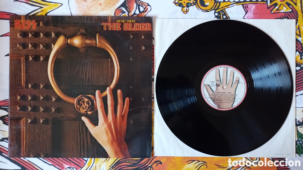 Discos de vinilo: Disco Vinilo Kiss The Elder - Foto 1