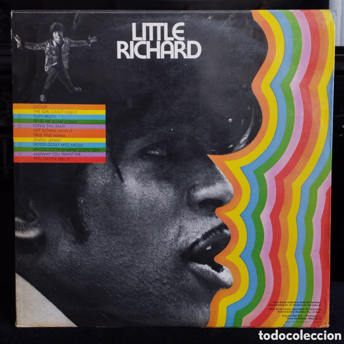 Discos de vinilo: Little Richard - Grandes &Eacute;xitos LP 1971 - Foto 2