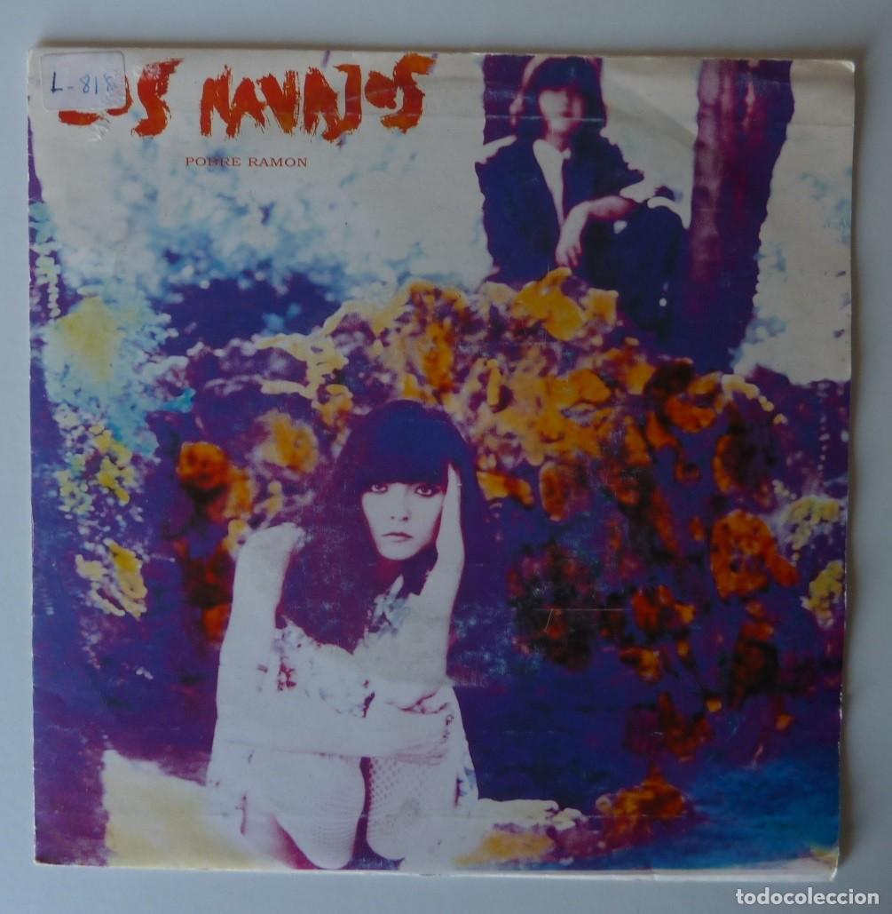 Discos de vinilo: LOS NAVAJOS // POBRE RAMON // 1991 // SINGLE - Foto 1