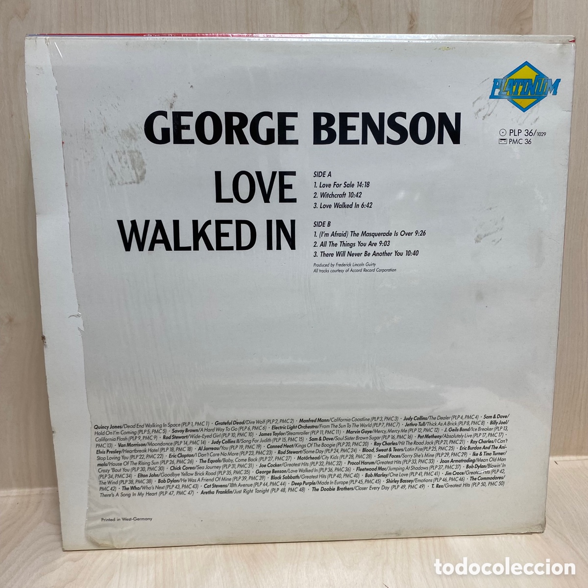 Discos de vinilo: George Benson - Love Walked In (LP) - Foto 2