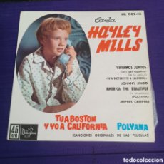 Discos de vinilo: HAYLLEY MILLS - BSO DE LA PELICULA TU A BOSTON Y YO A CALIFORNIA - EDICION ESPAÑOLA. Lote 390930219