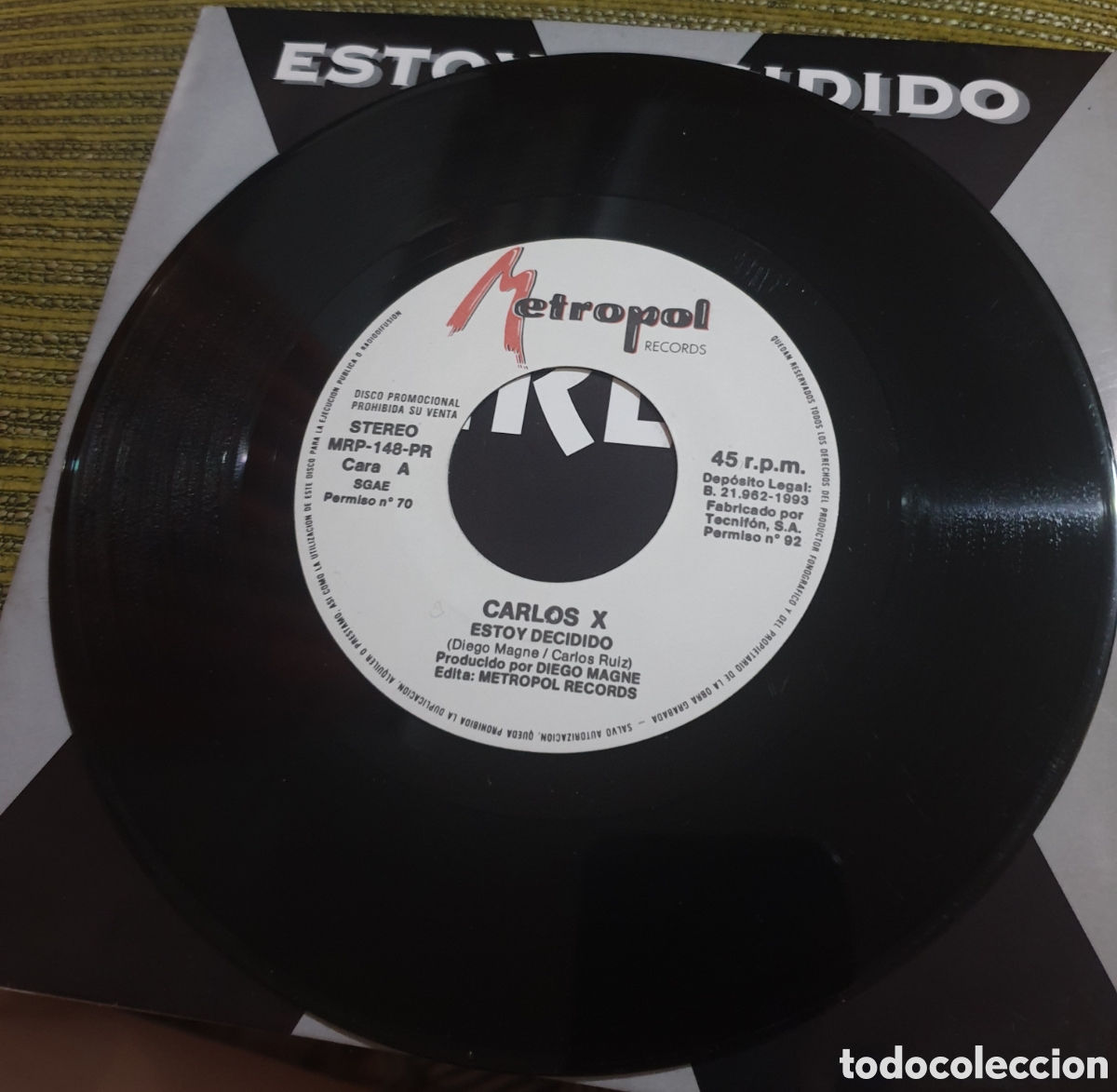 Discos de vinilo: Carlos X - estoy decidido - Foto 2