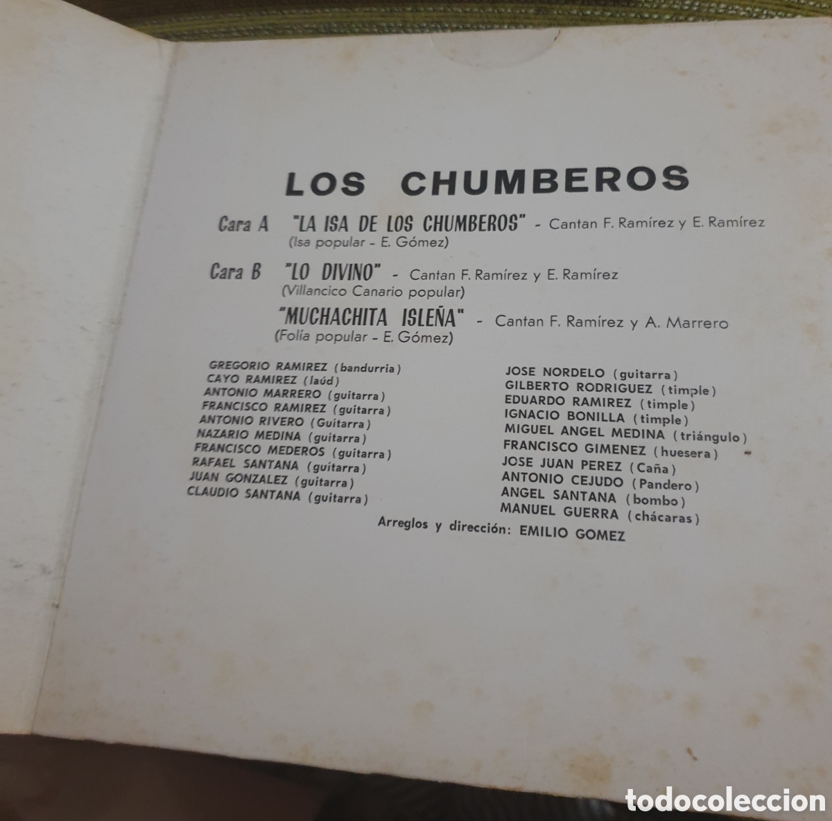 Discos de vinilo: Los chumberos - la isa de los chumberos + 2. Escaso - Foto 3