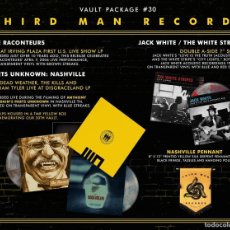 Discos de vinilo: TMR VAULT #30 - THE RACONTEURS, THE WHITE STRIPES 2LP + 7” SINGLE BOX SET NUEVO