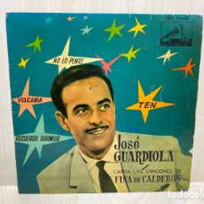 Discos de vinilo: JOSE GUARDIOLA - CANTA LAS CANCIONES DE FINA DE CALDERÓN (7”, EP). Lote 390977019