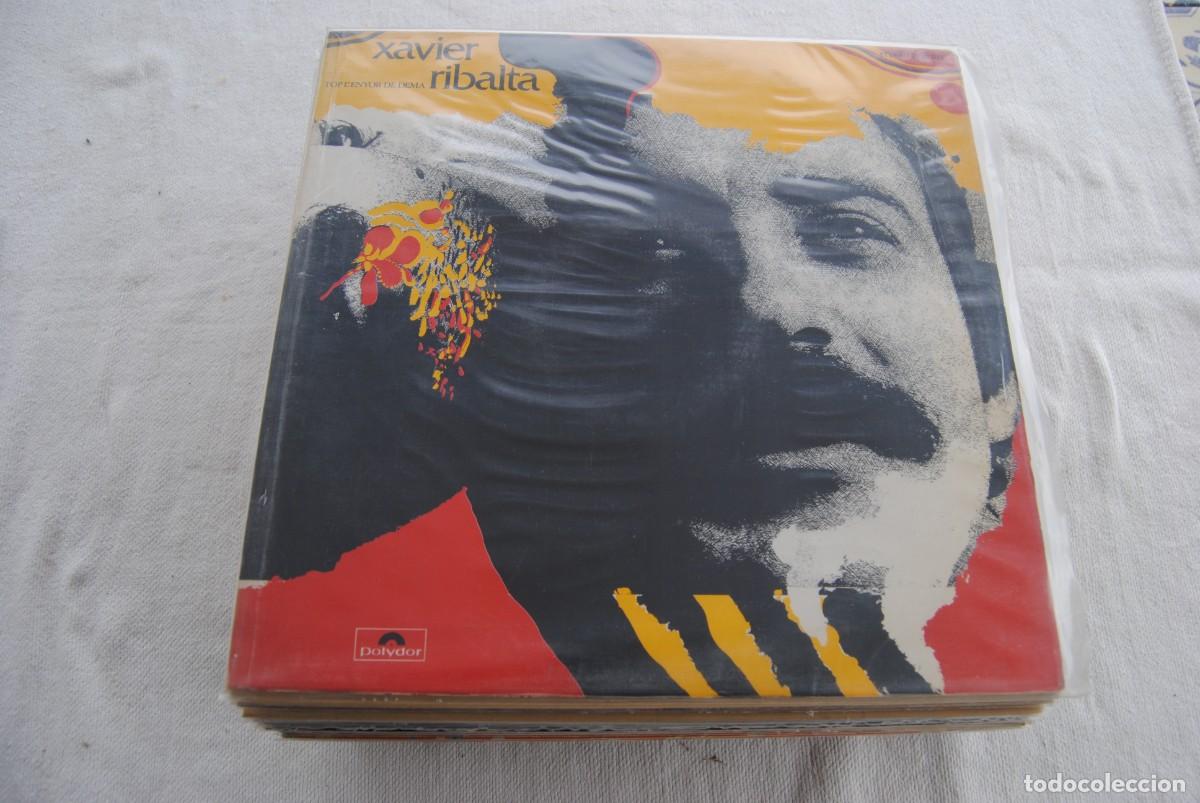 Dischi in vinile: 10.- Xavier Ribalta. LP. tot top l'enyor de dem&agrave;. polydor 1972. portada guinovart. gatefold perfecte