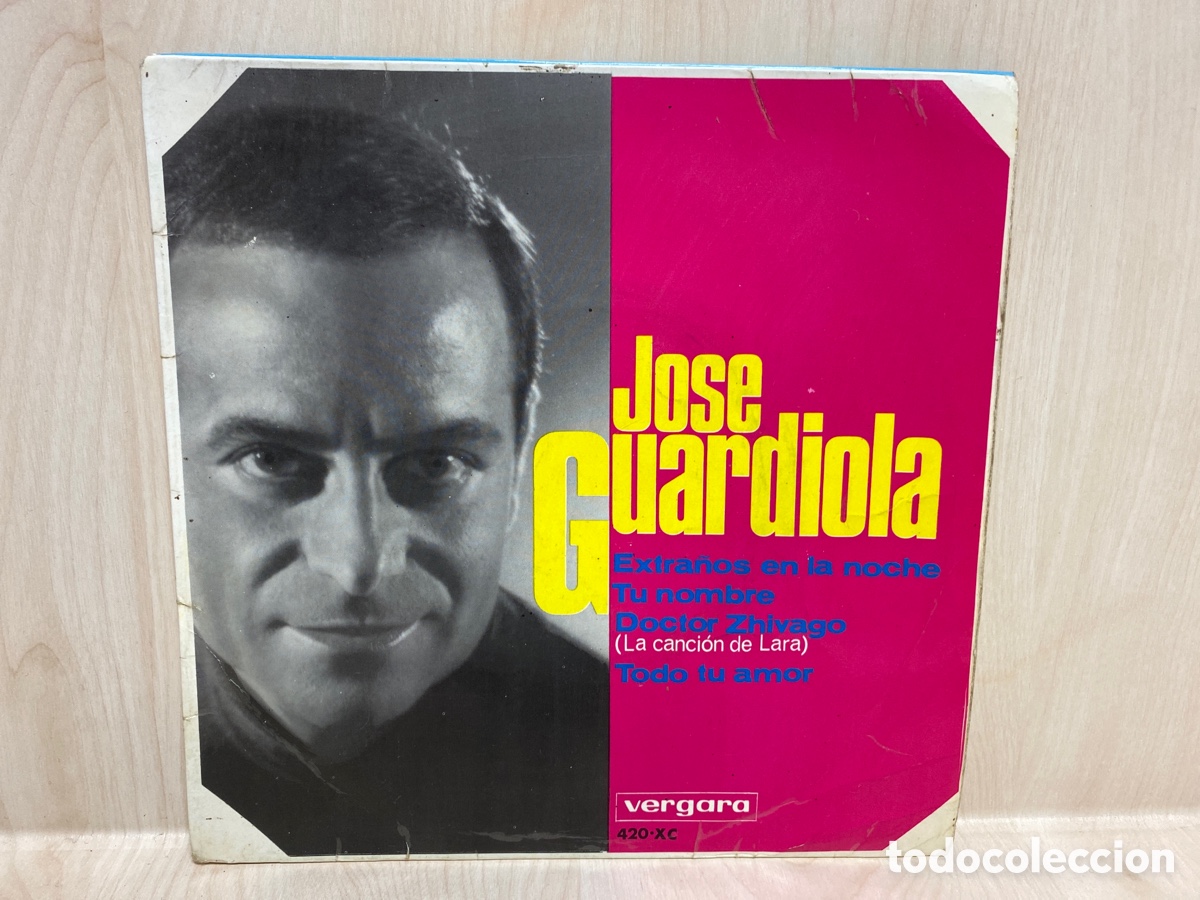 Discos de vinilo: Jose Guardiola - Extra&ntilde;os En La Noche (7&rdquo;, EP) - Foto 1