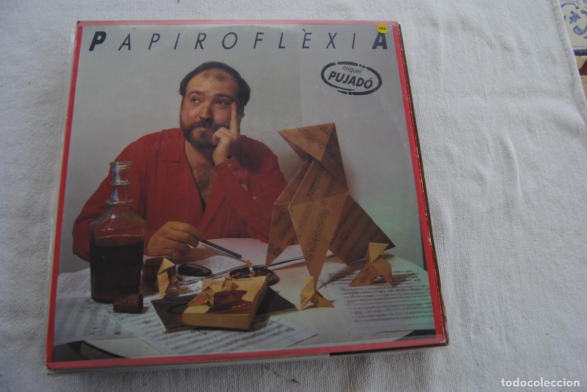 Dischi in vinile: 10.- Miquel Pujad&oacute;, lp. paiproflexia . blau 1986. insertos