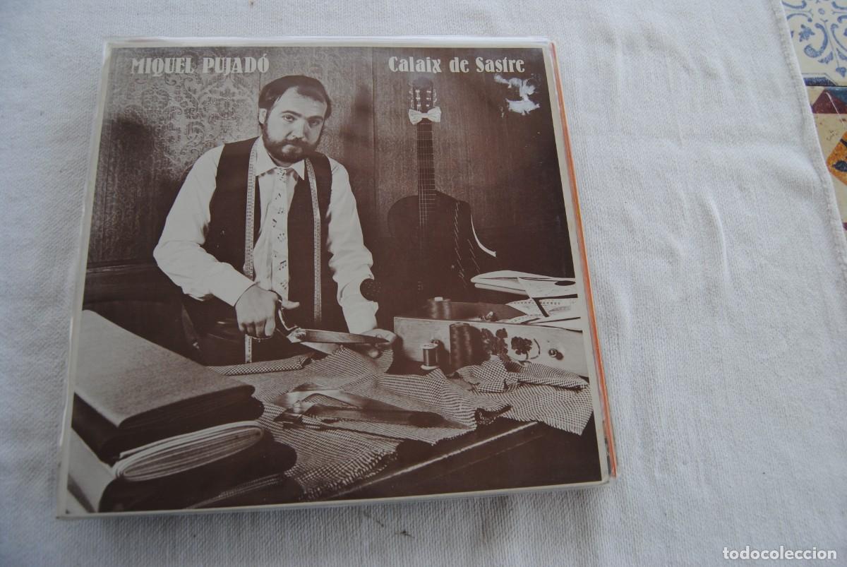 Dischi in vinile: 10.- Miquel Pujad&oacute;, lp. calaix de sastre. blau 1984. inserto gatefold