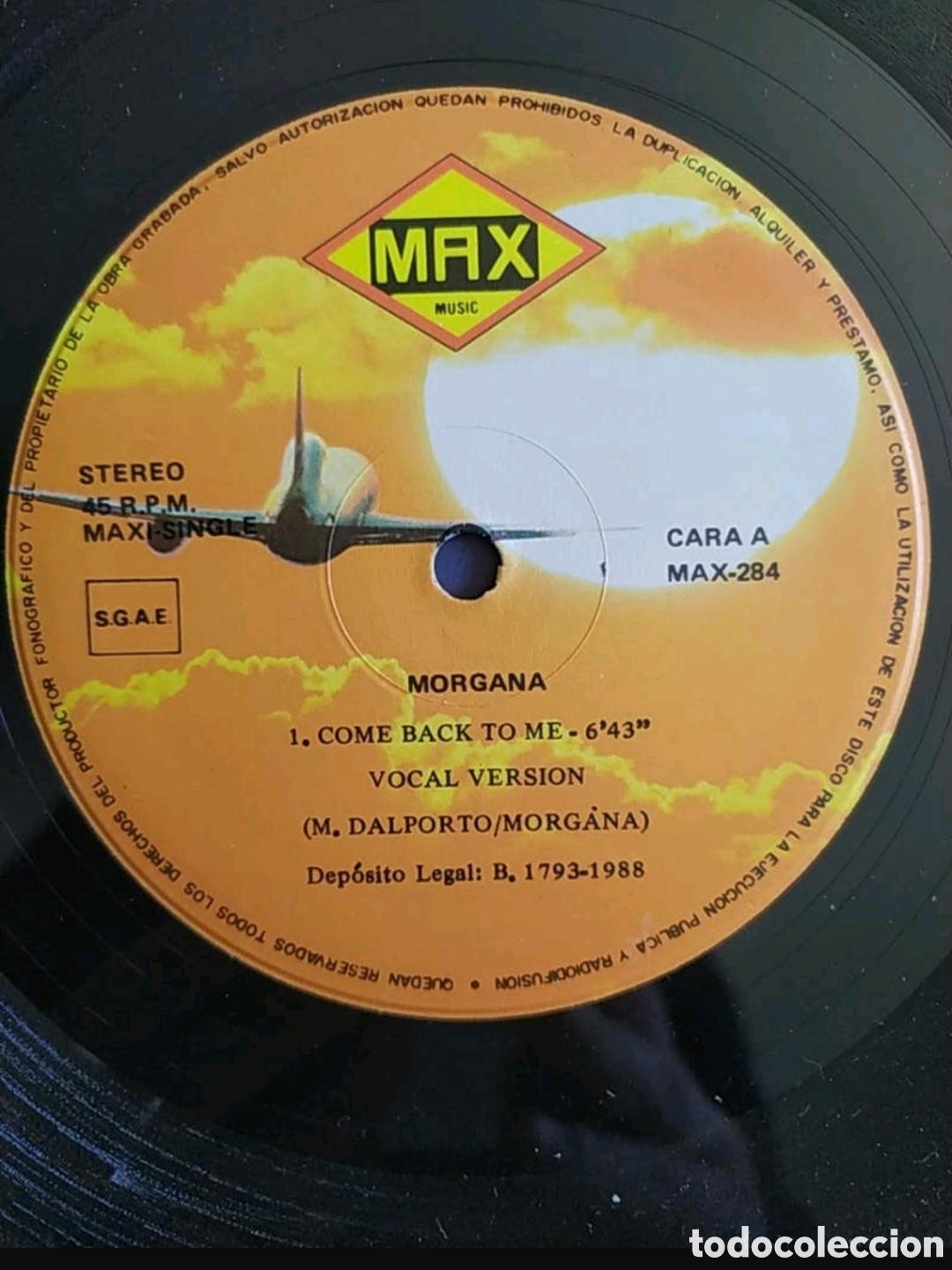Discos de vinilo: Maxi single Morgana. Come back to me - Foto 3