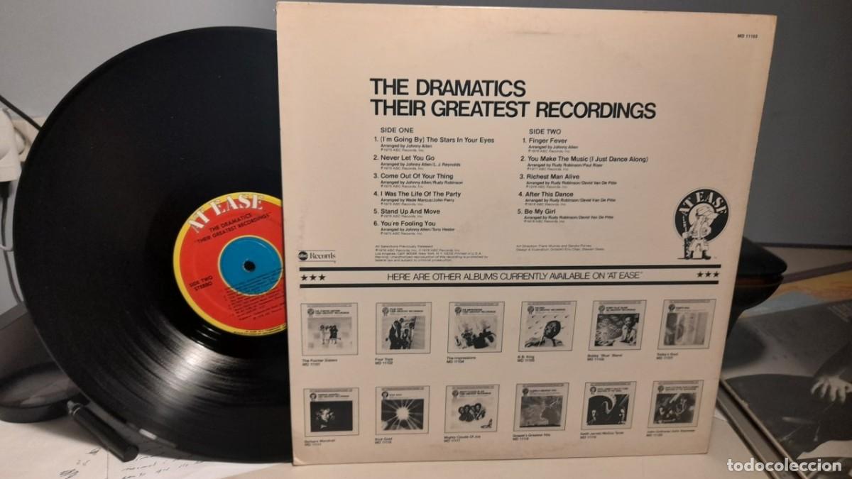 Discos de vinilo: LP THE DRAMATICS : THEIR GREATEST RECORDINGS - Foto 2