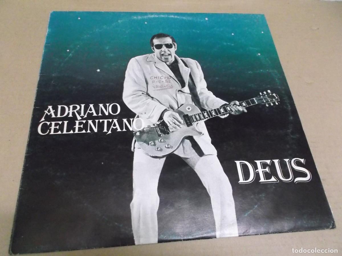 Discos de vinilo: ADRIANO CELENTANO (LP) DEUS A&Ntilde;O 1981 - Foto 1
