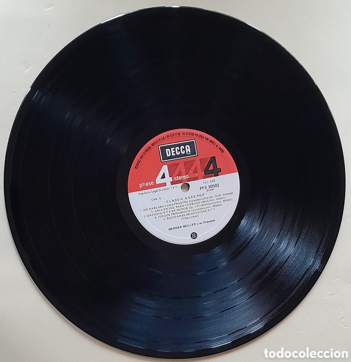 Discos de vinilo: WERNER M&Uuml;LLER Y SU ORQUESTA - CLASSICS GOES POP - Foto 3