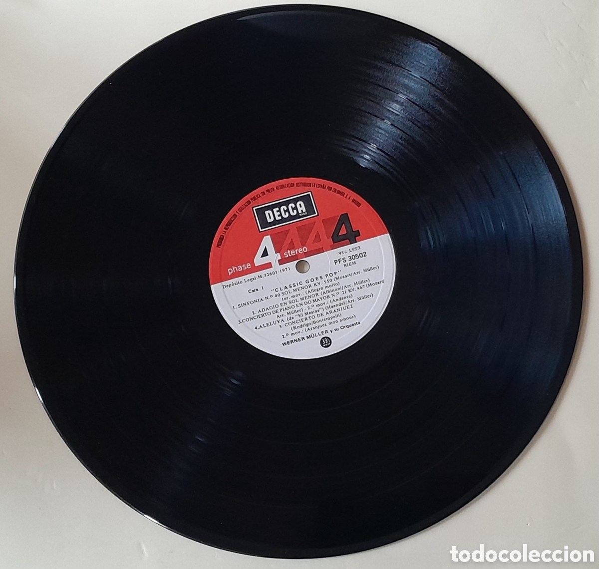 Discos de vinilo: WERNER M&Uuml;LLER Y SU ORQUESTA - CLASSICS GOES POP - Foto 4