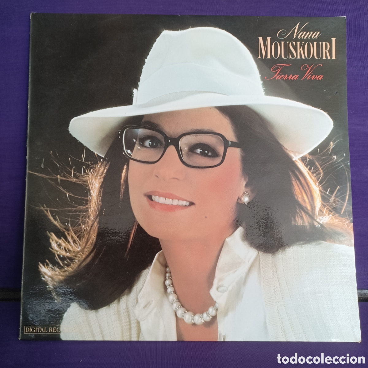 Vinyl records: NANA MUSKOURI LP. 1987 TIERRA VIVA