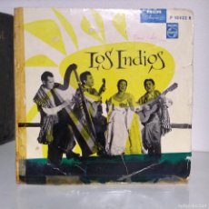 Discos de vinilo: TRIO LOS INDIOS - MÚSICA DEL PARAGUAY - PHILIPS - P 10422 R