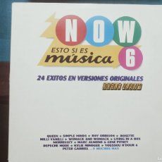 Discos de vinilo: NOW - ESTO SI ES MUSICA 6. 1989. EMI ‎– 166 7930751. COMO NUEVO. NEAR MINT / NEAR MINT. Lote 391144694
