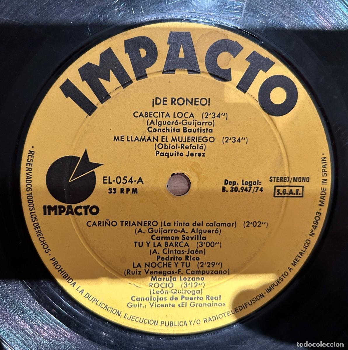 Discos de vinilo: Various &lrm;&ndash; &iexcl;De Roneo!. Estado. Good / Good. 1974 - Foto 3