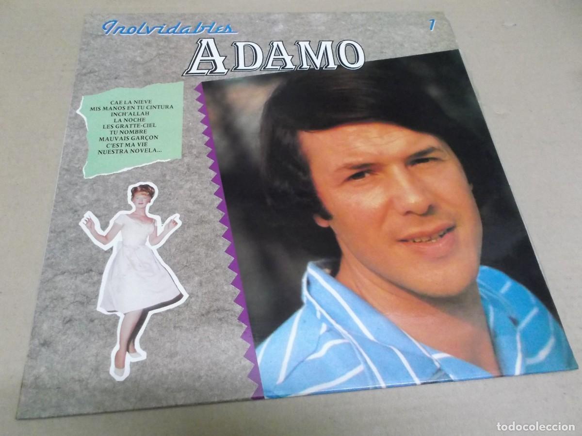 Discos de vinilo: ADAMO (LP) INOLVIDABLES A&Ntilde;O 1991 - Foto 1