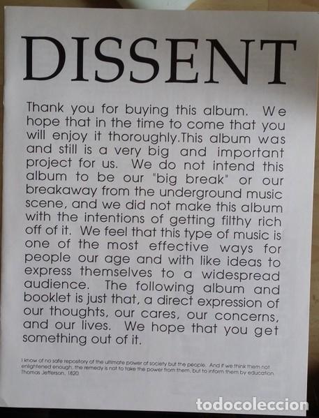 Discos de vinilo: Dissent &lrm;&ndash; Dissent - Foto 3