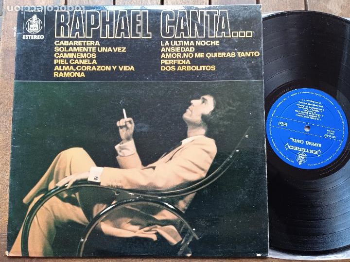 Discos de vinilo: RAPHAEL. LP. CANTA... CABARETERA. MADE IN SPAIN. 1976. HISPAVOX - Foto 1