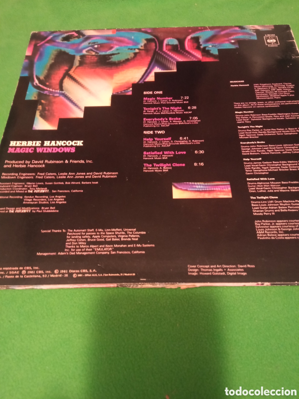 Discos de vinilo: Herbie Hancock - Magic Windows - Foto 2