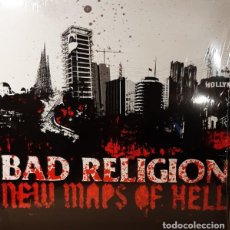 Discos de vinilo: BAD RELIGION ‎– NEW MAPS OF HELL - LP. Lote 391211249