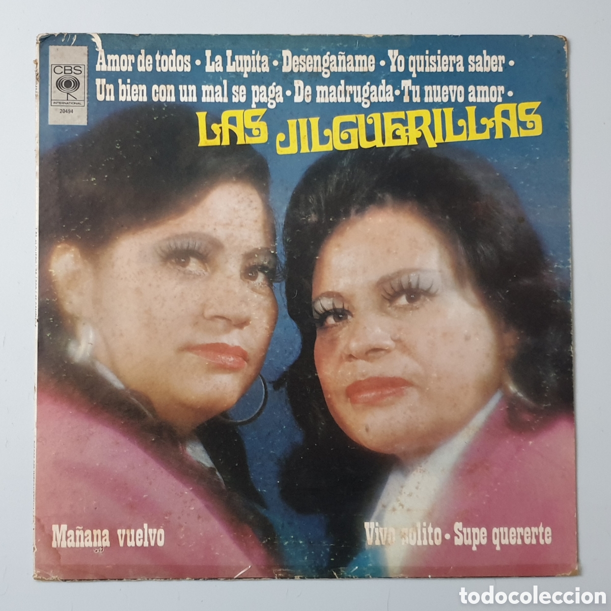 Disques de vinyle: LP LAS JILGUERILLAS (US - CBS - 1980) RARE Mexican Rancheras Duo