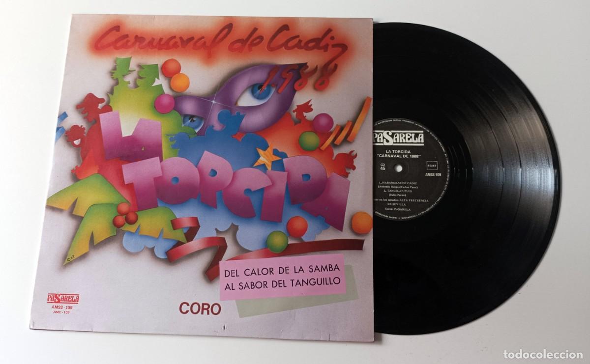 Discos de vinilo: CARNAVAL DE CADIZ 1988 LP CORO LA TORCIDA - Foto 1
