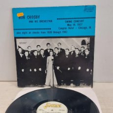 Discos de vinilo: BOB CROSBY AND HIS ORCHESTRA / SWING CONCERT / LP - JASMINE-1977 / MBC. ***/***