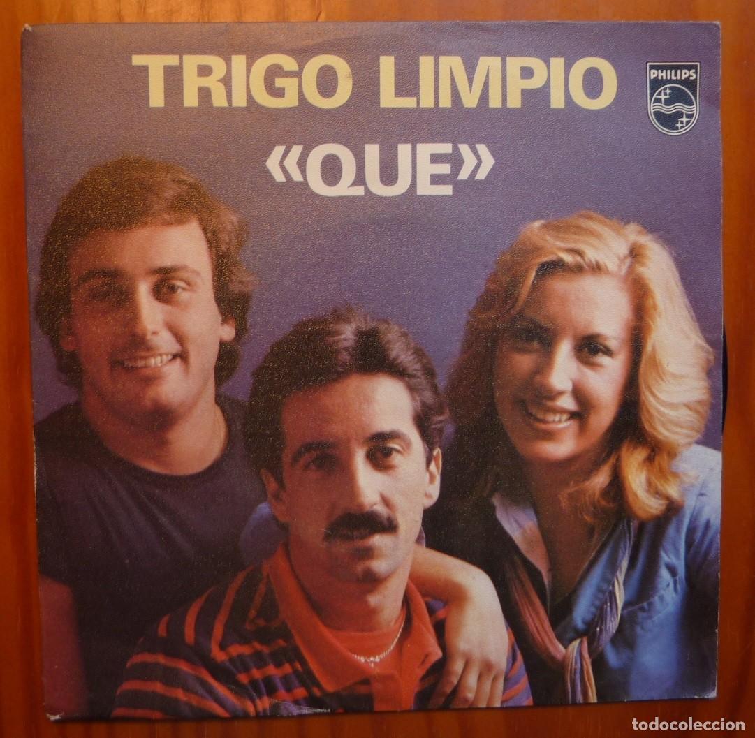 Discos de vinilo: TRIGO LIMPIO / QUE / 1980 / SINGLE - Foto 1