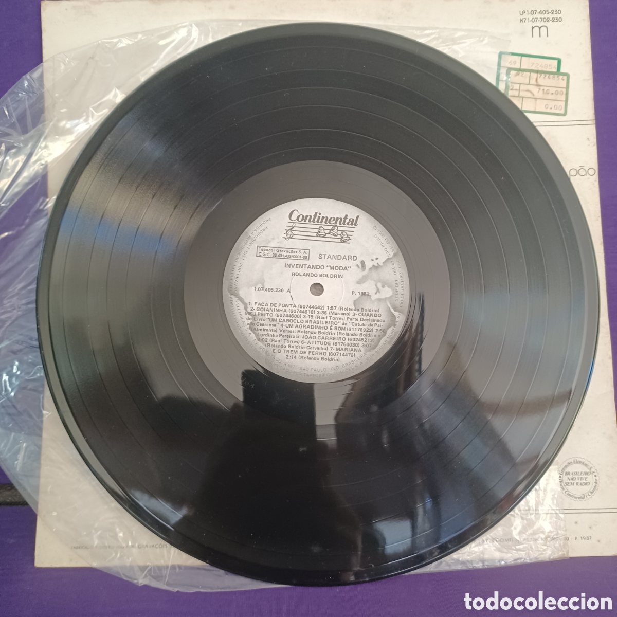 Discos de vinilo: ROLANDO BOLDRIN - INVENTANDO ( MODA ) 1982 CONTINENTAL BRASIL - Foto 4