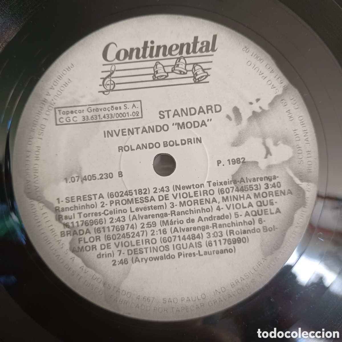 Discos de vinilo: ROLANDO BOLDRIN - INVENTANDO ( MODA ) 1982 CONTINENTAL BRASIL - Foto 5