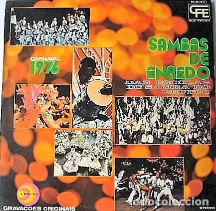 Discos de vinilo: SAMBAS DE ENREDO CARNAVAL 1976 - Foto 1
