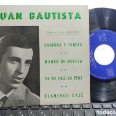 Discos de vinilo: JUAN BAUTISTA EP GARBOSA Y TORERA + 3 1965 EN PERFECTO ESTADO. Lote 391377849