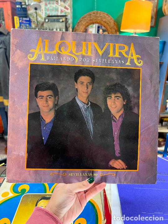 Discos de vinil: LP ALQUIVIRA - BAILANDO POR SEVILLANAS