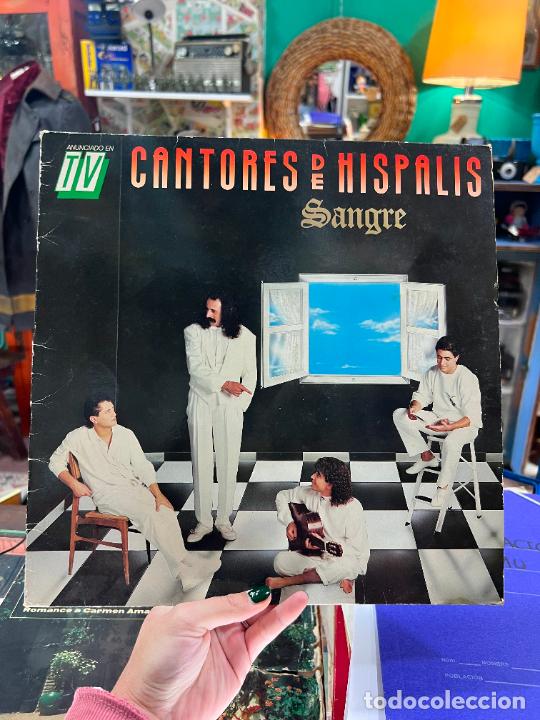 Discos de vinilo: LP CANTORES DE HISPALIS - SANGRE - Foto 1