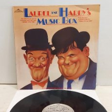 Discos de vinilo: B.S.O. !! LAUREL AND HARDY'S MUSIC BOX / LP-SILVA SCREEN-1986 / DE LUJO. ****/****